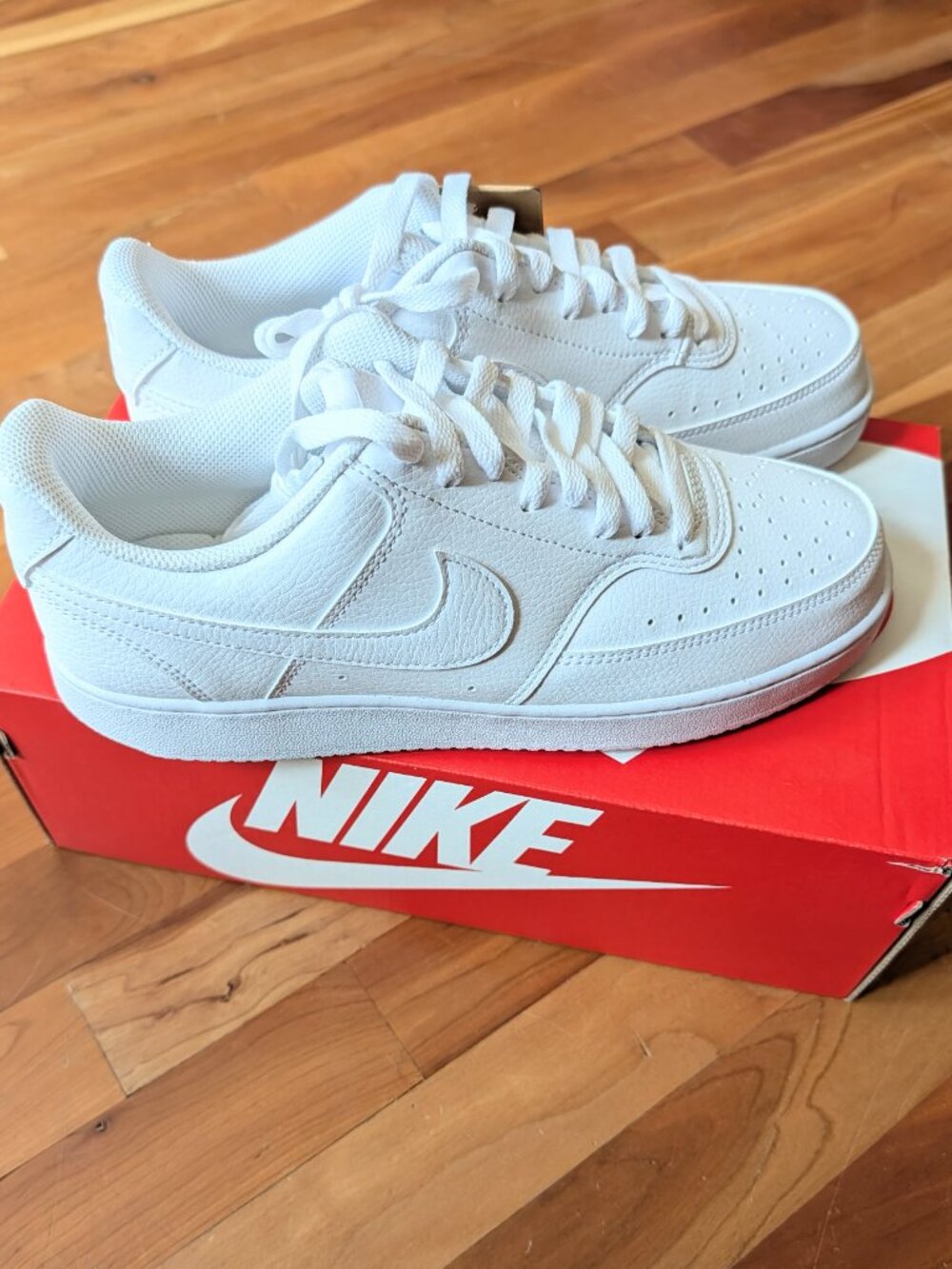 Nike Court Vision Next Nature Low Triple White - NEW
